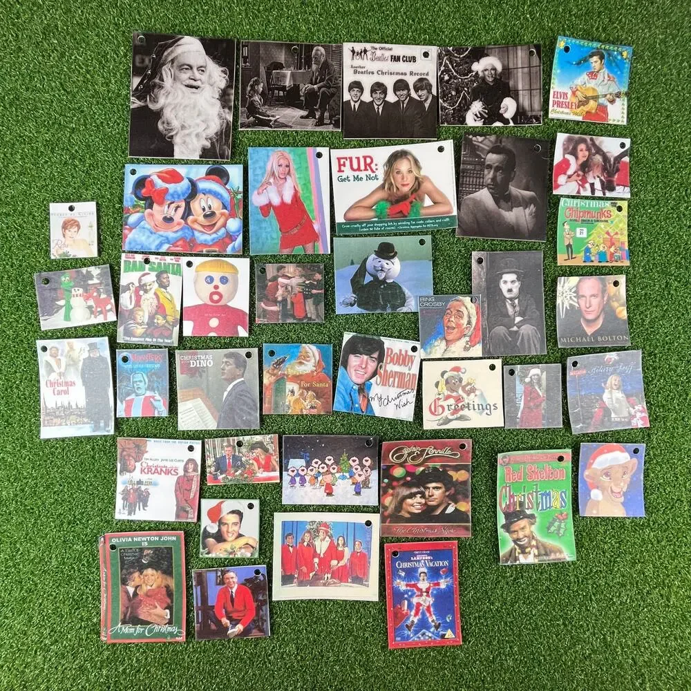 Vintage Lot Christmas Collectible Musical Tag Cards